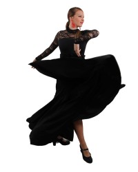 Faldas Flamencas 8 Godet, Cintura Alta