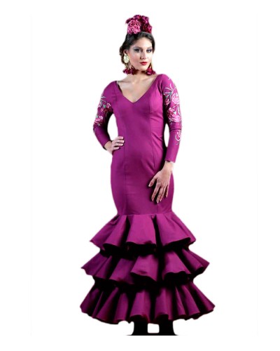 Vestido De Flamenco bordado