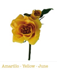 Flores de Flamenca Dulce <b>Color - Amarillo, Talla - P</b>