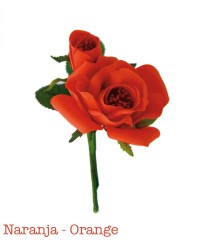 Flores de Flamenca Dulce <b>Color - Naranja, Talla - P</b>