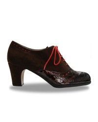 Zapato De Flamenco Abotinado <b>Color - Foto, Talla - 33</b>