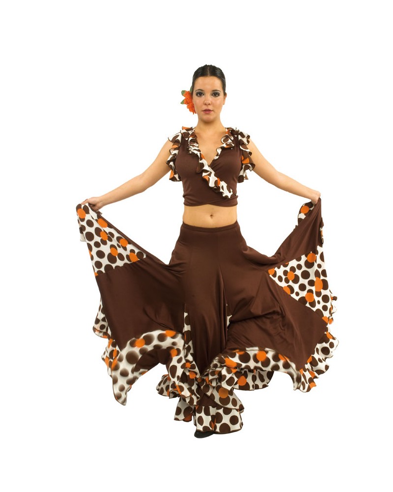 Falda flamenca baile mod. EF013 sra
