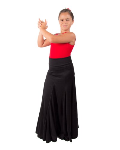 falda de ensayo flamenco para niñas