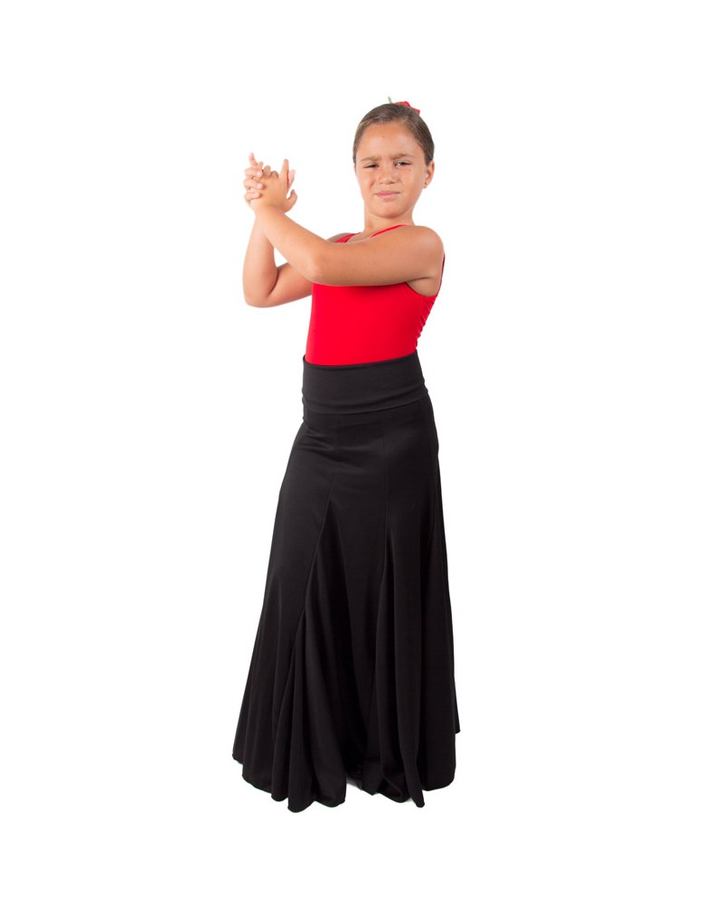 falda de ensayo flamenco para niñas