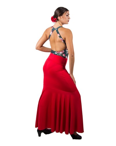 Falda con vuelo para flamenco