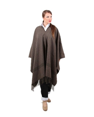 Poncho lana traje de corto