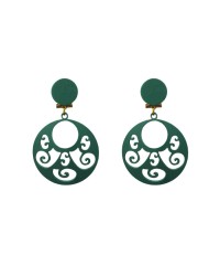 Pendientes de Niña Calados <b>Color - Agua Marina, Talla - M</b>