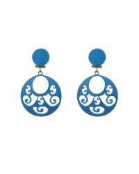 Pendientes de Niña Calados <b>Color - Turquesa, Talla - M</b>