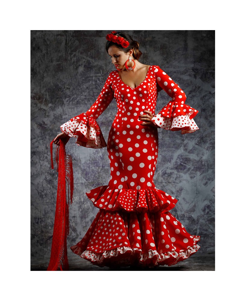 Body En Licra Pour Danse Flamenca - Manches à Double Volant, Ajusté Et élastique Pour Bouger Librement