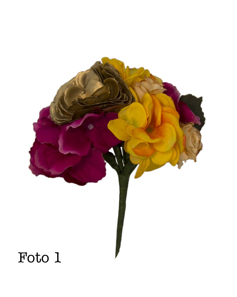 Ramillete flamenco de flores 