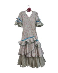 Vestido de Gitana de Niña, Talla 10 <b>Color - Foto, Talla - 10</b>