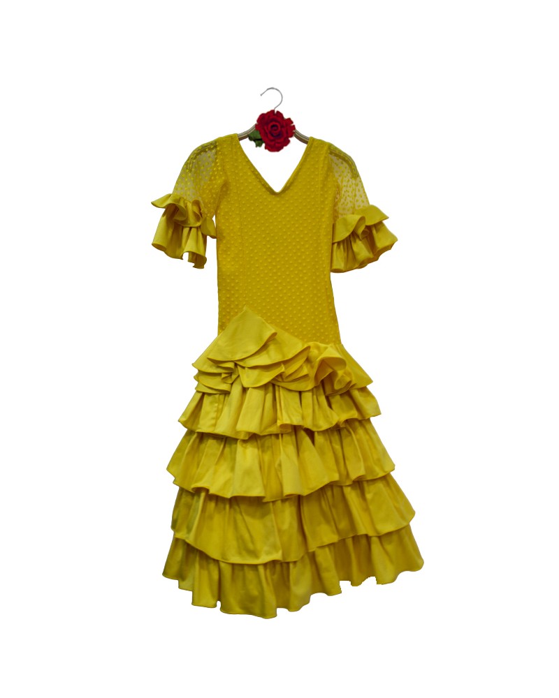 Traje de flamenca de niña