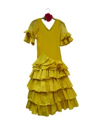 Traje de Flamenca Niña, talla 5 <b>Color - Foto, Talla - 5</b>