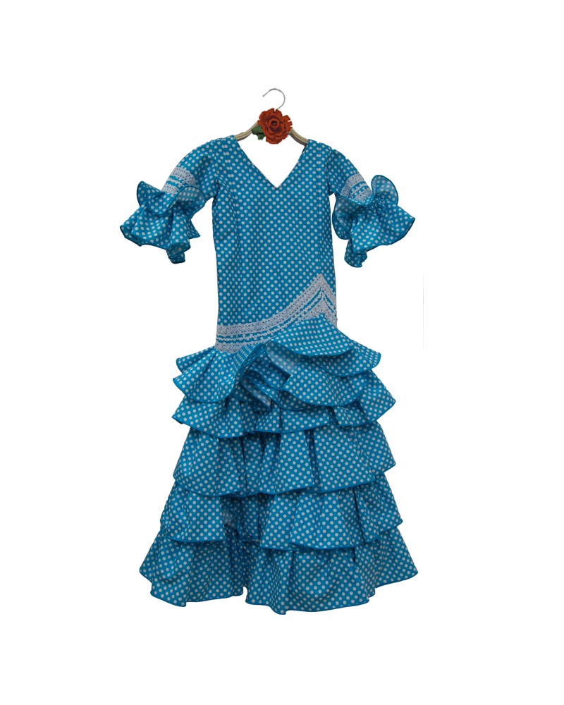 vestido de flamenca para niña
