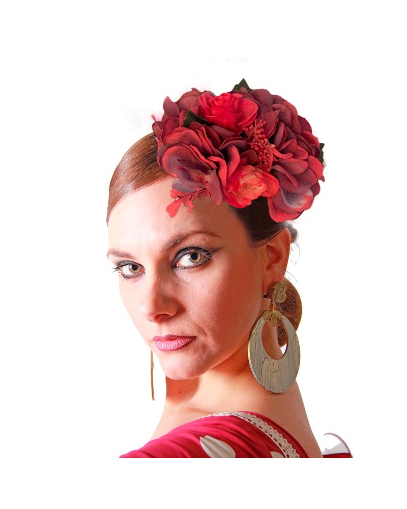 Ramillete Flamenco De Flores Lola