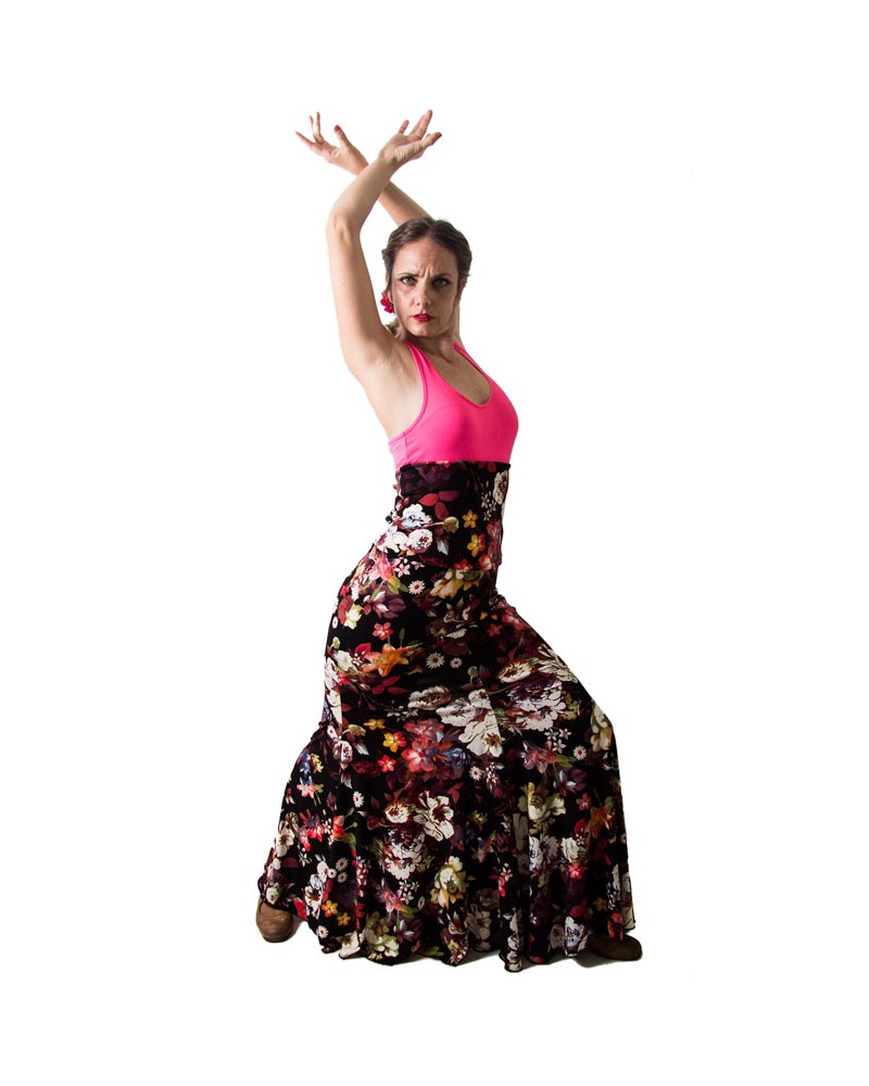 Falda de baile modelo Carmen Estampada
