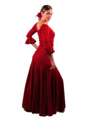 Conjuntos De Baile Flamenco 8 Godet <b>Talla Cuerpo - XS, Talla Falda - S</b>