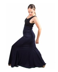 Falda Flamenca Sacromonte Cintura Alta <b>Color - Marino, Talla - XS</b>