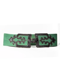 Cinturones Camperos - Elásticos Mujer <b>Color - Verde, Talla - P</b>