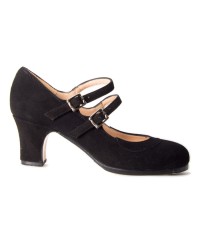 Zapato Flamenco Adora Semiprofesional <b>Color - Negro, Talla - 39 1/2</b>