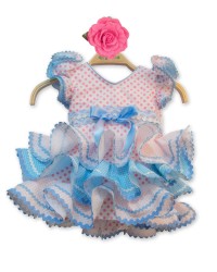 Traje de Flamenca para Niña, talla 9 meses <b>Color - Foto, Talla - 0</b>