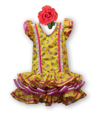 Trajes de flamenca para niña, Talla 8