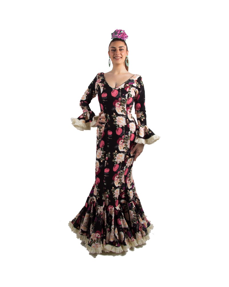 Vestido de Flamenca de Sirena con Garrucha