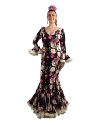 Vestido de Flamenca de Sirena con Garrucha <b>Color - LGD2307, Talla - 36</b>