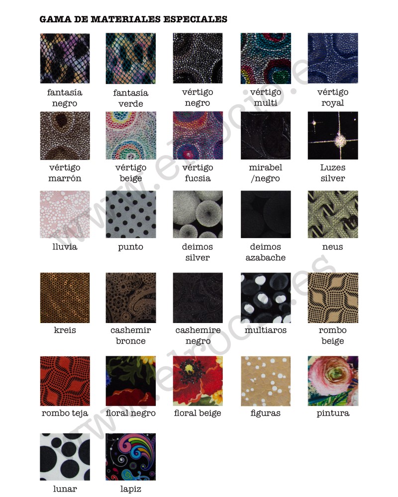 materiales especiales