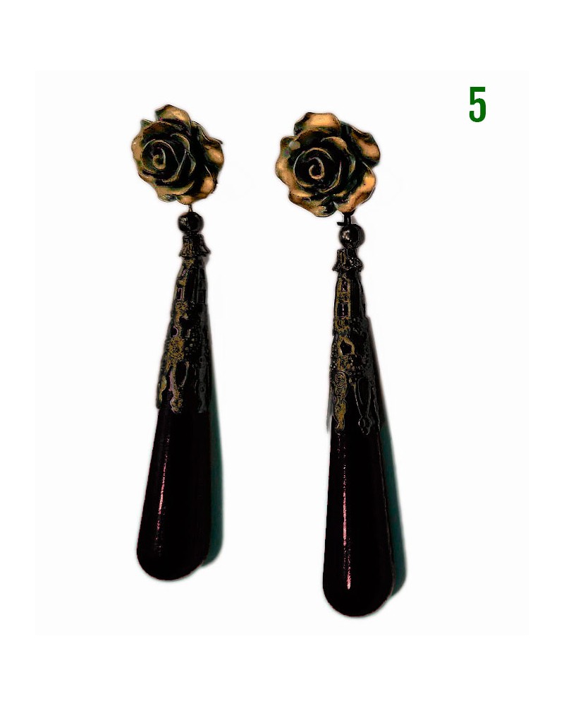 Pendientes de Flamenca Lágrima