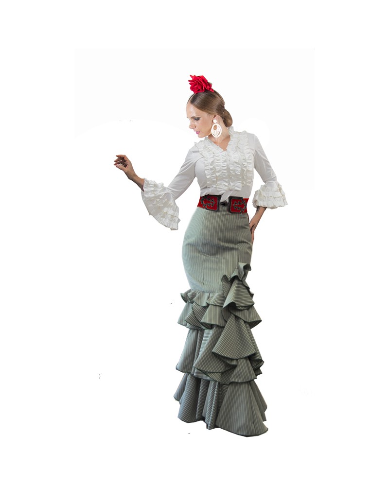 Faldas Flamencas Azucena, Talla XS