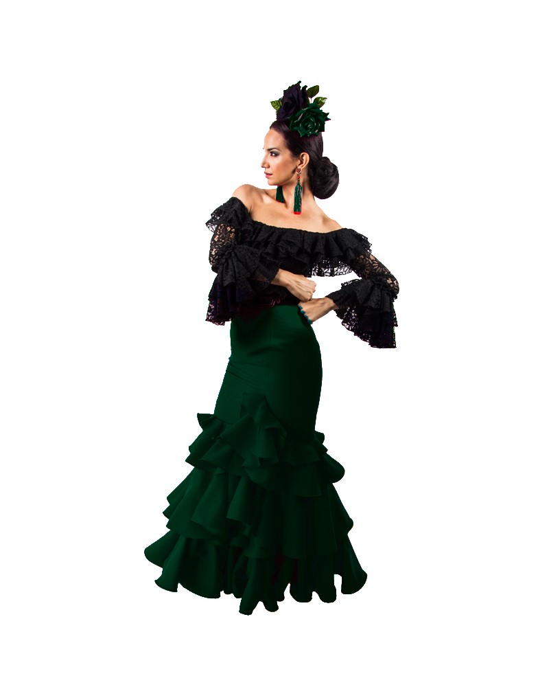 Falda Flamenca Azucena, Talla S