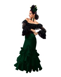 Falda Flamenca Azucena, Talla S <b>Color - Foto, Talla - S</b>