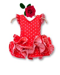 Vestido de Flamenca para Bebé, Talla 1 <b>Color - Foto, Talla - 1</b>