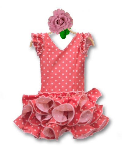  Vestido De Flamenca Para Niñas, Talla 4