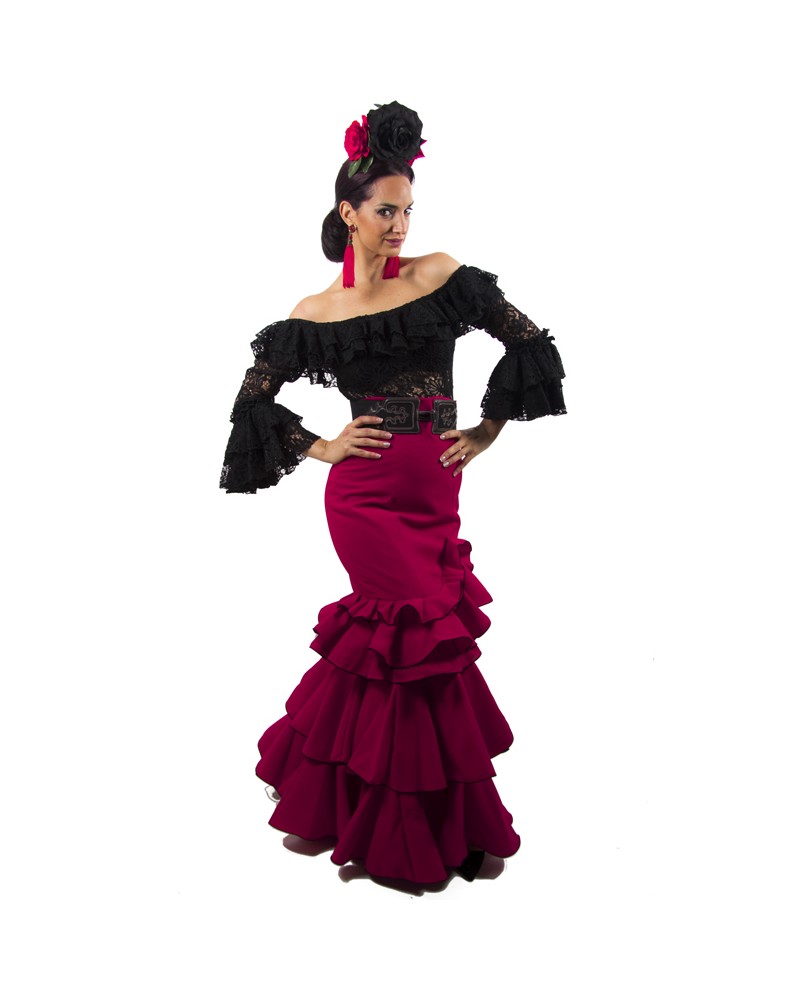 Faldas de Flamenca Azucena, Talla L