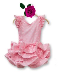 Trajes de Flamenca para Bebes, Talla 1 <b>Color - Foto, Talla - 0</b>