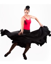 Falda de Ensayo para flamenco <b>Color - Negro, Talla - XL</b>