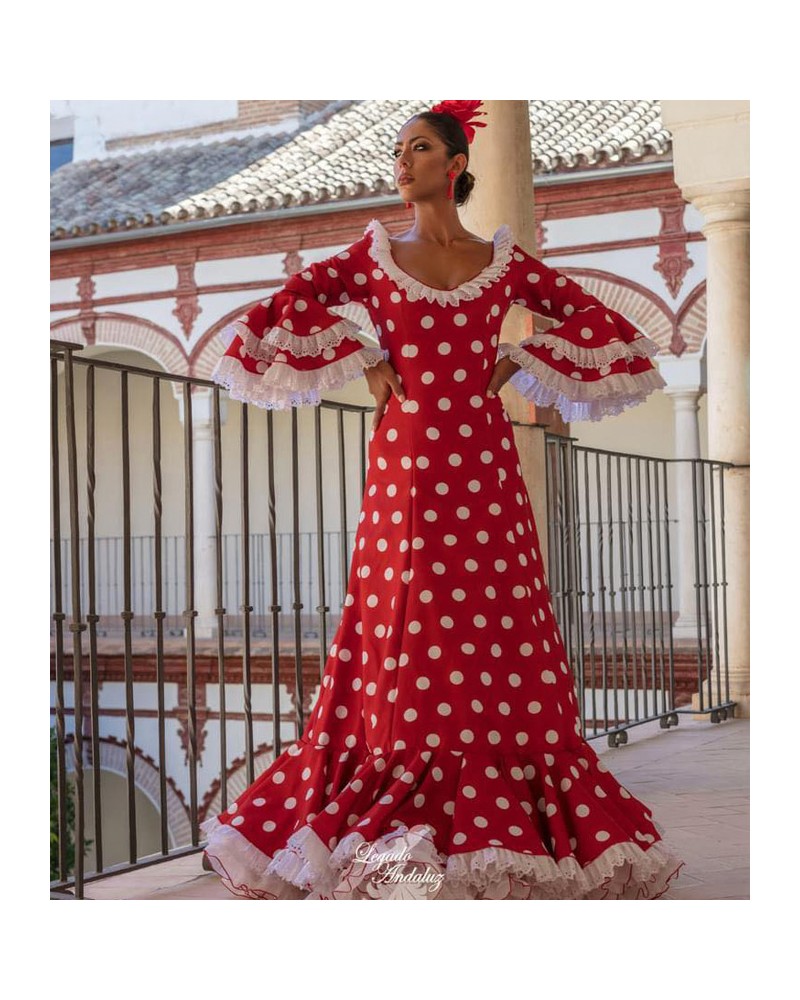 Traje de Flamenco con Lunares
