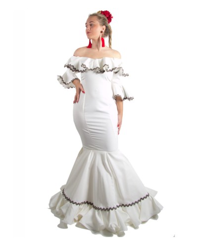 Vestido de Flamenca palabra de honor