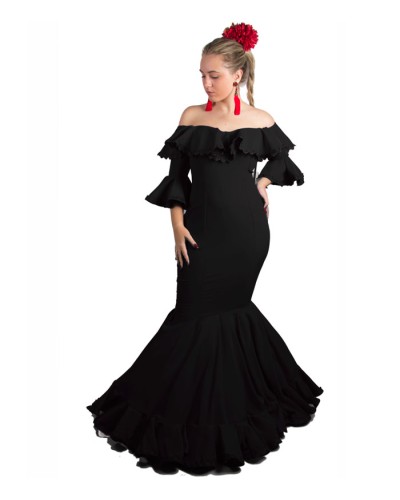 Vestido de Flamenca palabra de honor