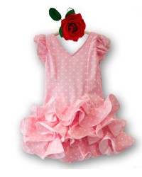 Vestido De Flamenca Para Niña, Talla 8