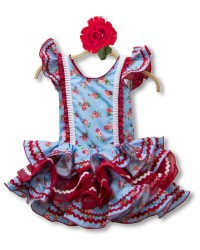 Traje de flamenca para niña, Talla 8 <b>Color - Foto, Talla - 8</b>