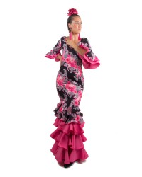 Vestido de Flamenca, Talla 42 (L) <b>Color - Foto, Talla - 42</b>