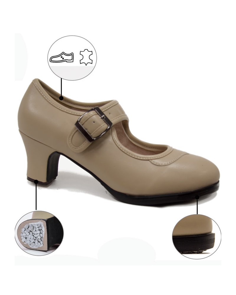 Zapatos con Hebilla Para Bailar Flamenco