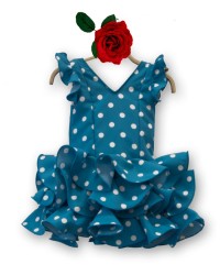 Vestido de Gitana de Niña, Talla 6 <b>Color - Foto, Talla - 6</b>
