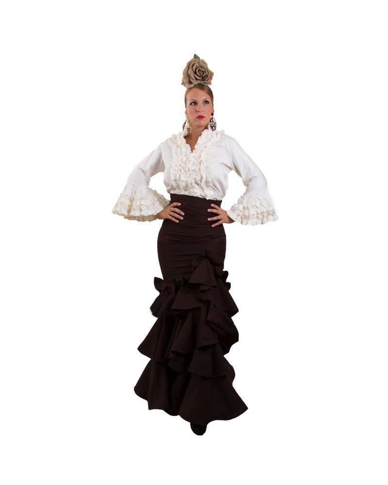 Faldas Flamenca azucena, Talla M