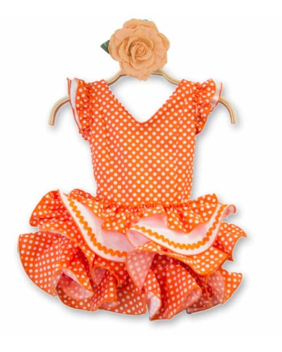 Vestido De Flamenca De Niña, Talla 2