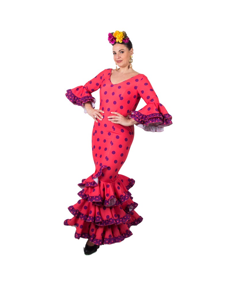 Vestido de flamenco de lunares