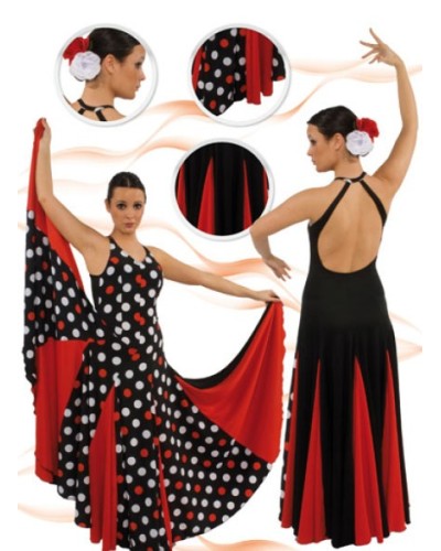 Vestido de baile flamenco